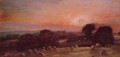A Hayfield at East Bergholt Romantic landscape John Constable